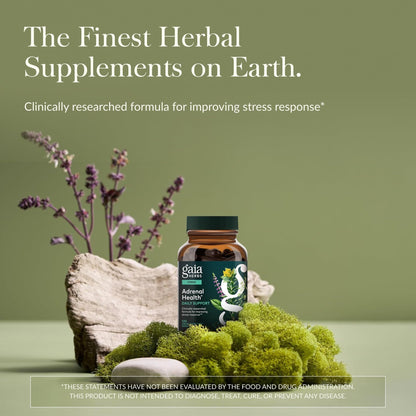 Gaia Herbs Adrenal Health Daily Support, Help Maintain Healthy Energy & Stress Levels*,120 Liquid Phyto-Caps Adrenal Health Nightly Restore, 120 Liquid Phyto-Caps - Bundle - dailyvitalstore