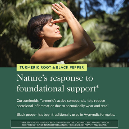 Gaia Herbs Turmeric Supreme Extra Strength - Supports Occasional Discomfort from Normal Wear & Tear* - with Turmeric Curcumin & Black Pepper - dailyvitalstore
