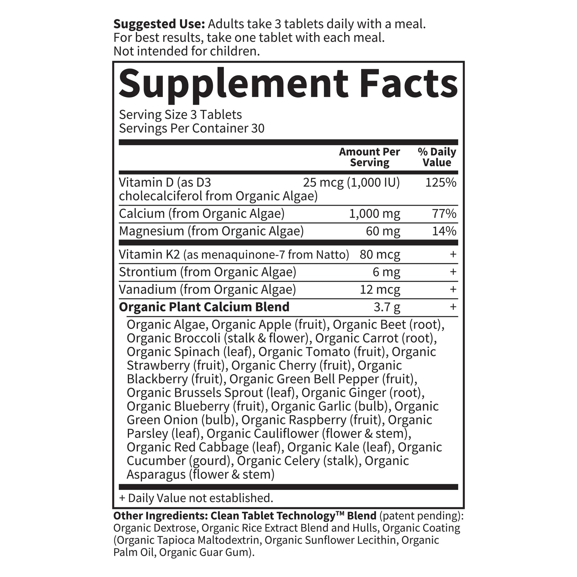Garden of Life Calcium Supplement with Magnesium & Organic Vitamin D3 K2, Made from Whole Foods, Gluten-Free, 90 Count - dailyvitalstore