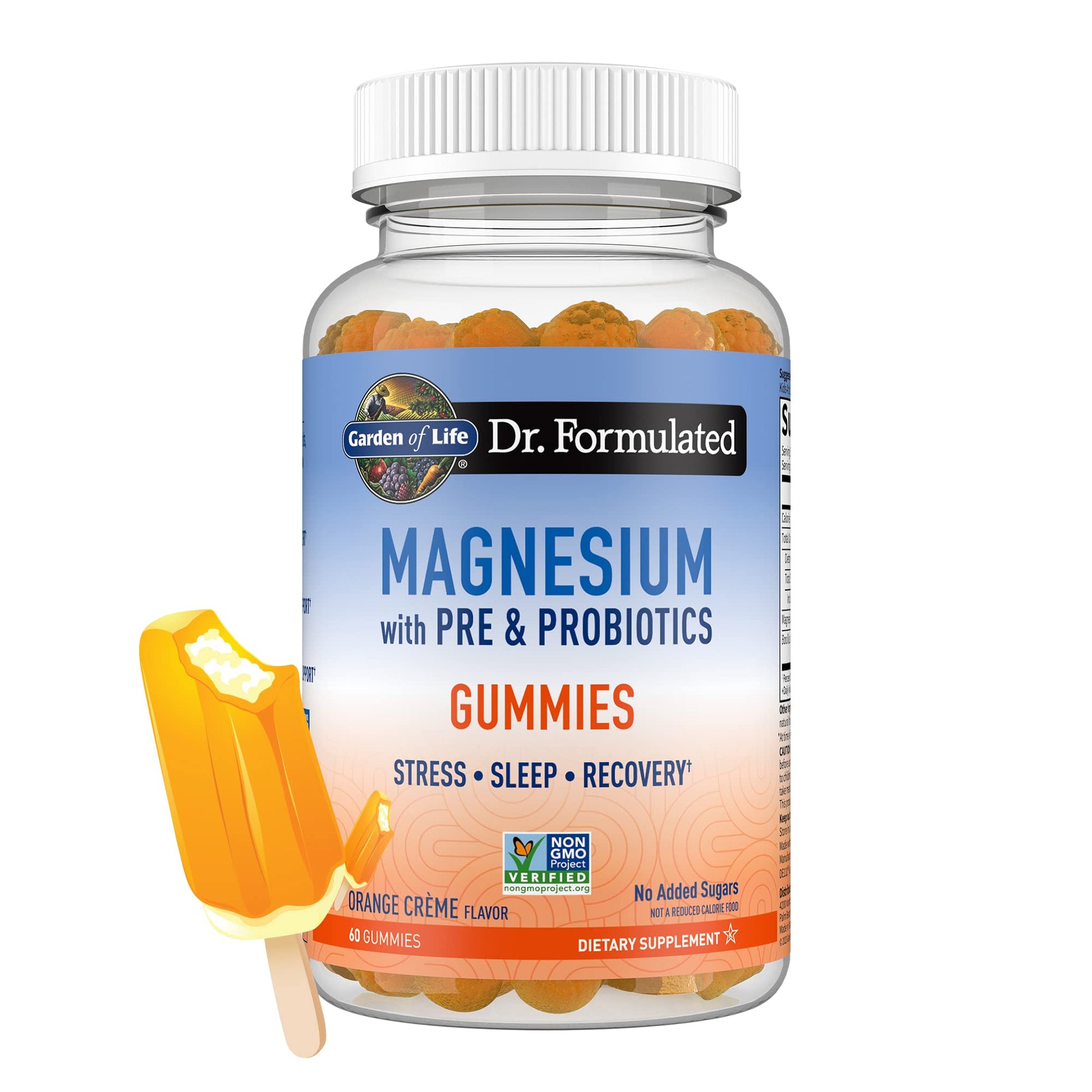 Garden of Life Magnesium Citrate Supplement Gummies with Prebiotics & Probiotics for Stress, Sleep & Recovery - Vegan, Gluten Free, Kosher, Non-GMO - dailyvitalstore