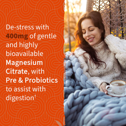 Garden of Life Magnesium Citrate Supplement Gummies with Prebiotics & Probiotics for Stress, Sleep & Recovery - Vegan, Gluten Free, Kosher, Non-GMO - dailyvitalstore