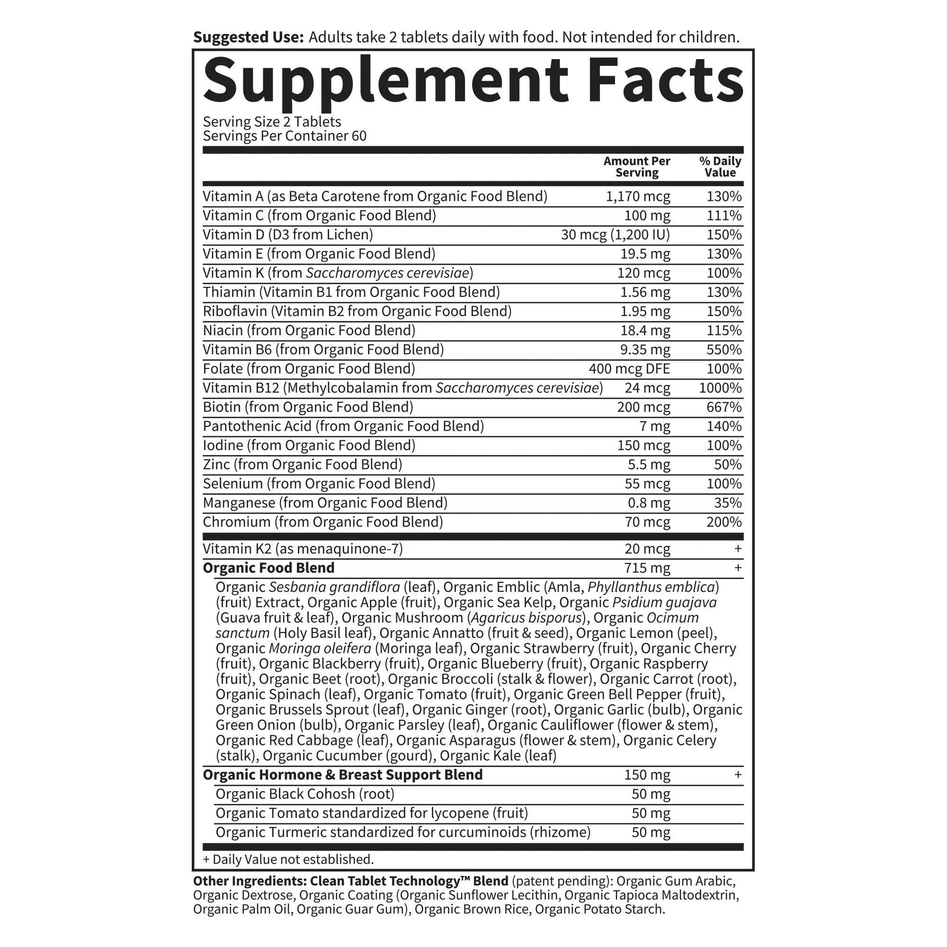 Garden of Life Multivitamin for Women 40 Plus, Organics Womens Vitamins, Hormone & Breast Health Support Blend - dailyvitalstore