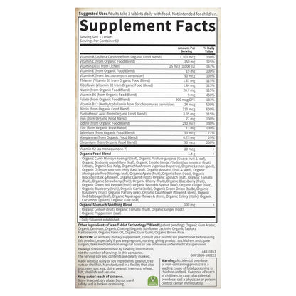 Garden of Life Organics Prenatal Multivitamin with Folate, B6, B12, D3 & Iron – Prenatal Vitamins for Women with Energy Metabolism Support for Healthy - dailyvitalstore