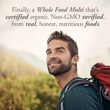 Garden of Life Organics Whole Food Multivitamin for Men, 120 Tablets, Vegan Mens Vitamins and Minerals for Health and Well-Being, Certified Organic Vegan Multi - dailyvitalstore