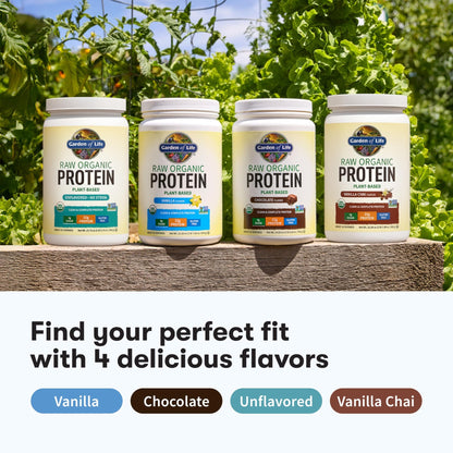 Garden Of Life Protein Powder, Vegan Protein Powder, Bcaa, Probiotics & Digestive Enzymes, Gluten & Lactose Free, Vanilla, 23.28 Ounce - dailyvitalstore