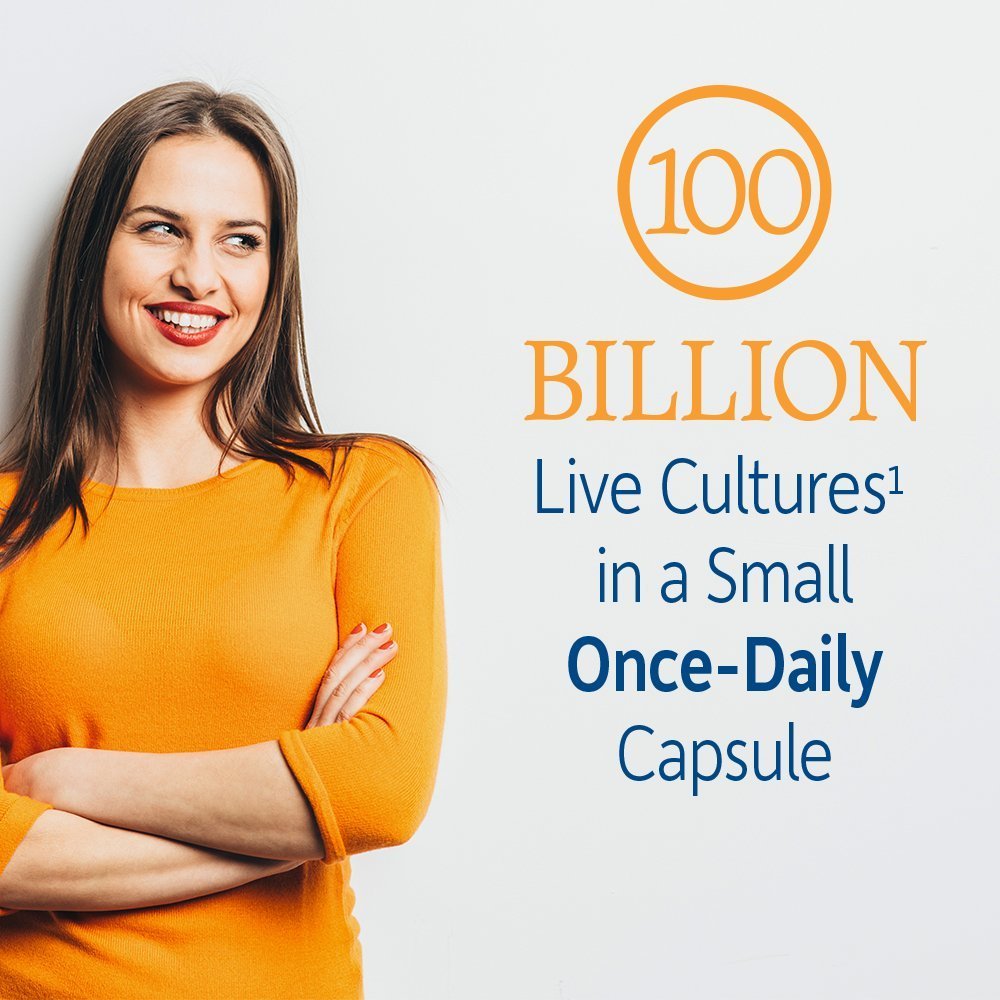 Garden of Life Raw Probiotics for Women and Men with Digestive Enzymes, 100 Billion CFU, Clinically Studied Strains, Shelf Stable, 30 Capsules - dailyvitalstore