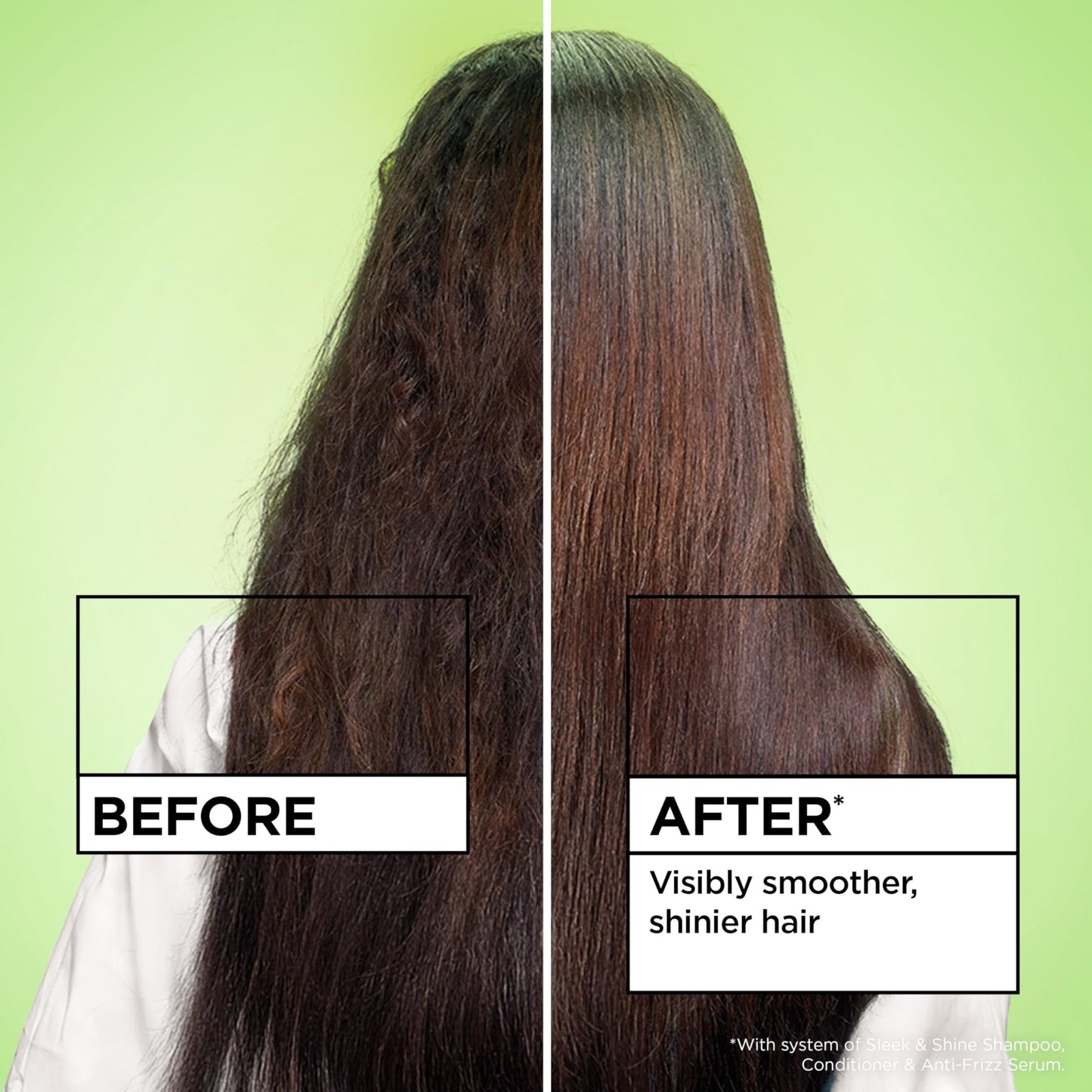 Garnier Fructis Sleek & Shine Anti-Frizz Serum for Frizzy, Dry Hair, Argan Oil, 5.1 Fl Oz, 1 Count (Packaging May Vary) - dailyvitalstore