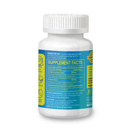 Gastro Support – Digestive Health Supplement with G-FOS Blend, Organic Ginger Root, Licorice Extract, Mastic Gum & Pomegranate – Supports Digestive Comfort & Gut Balance – 60 Tablets, 60 Day Supply - dailyvitalstore