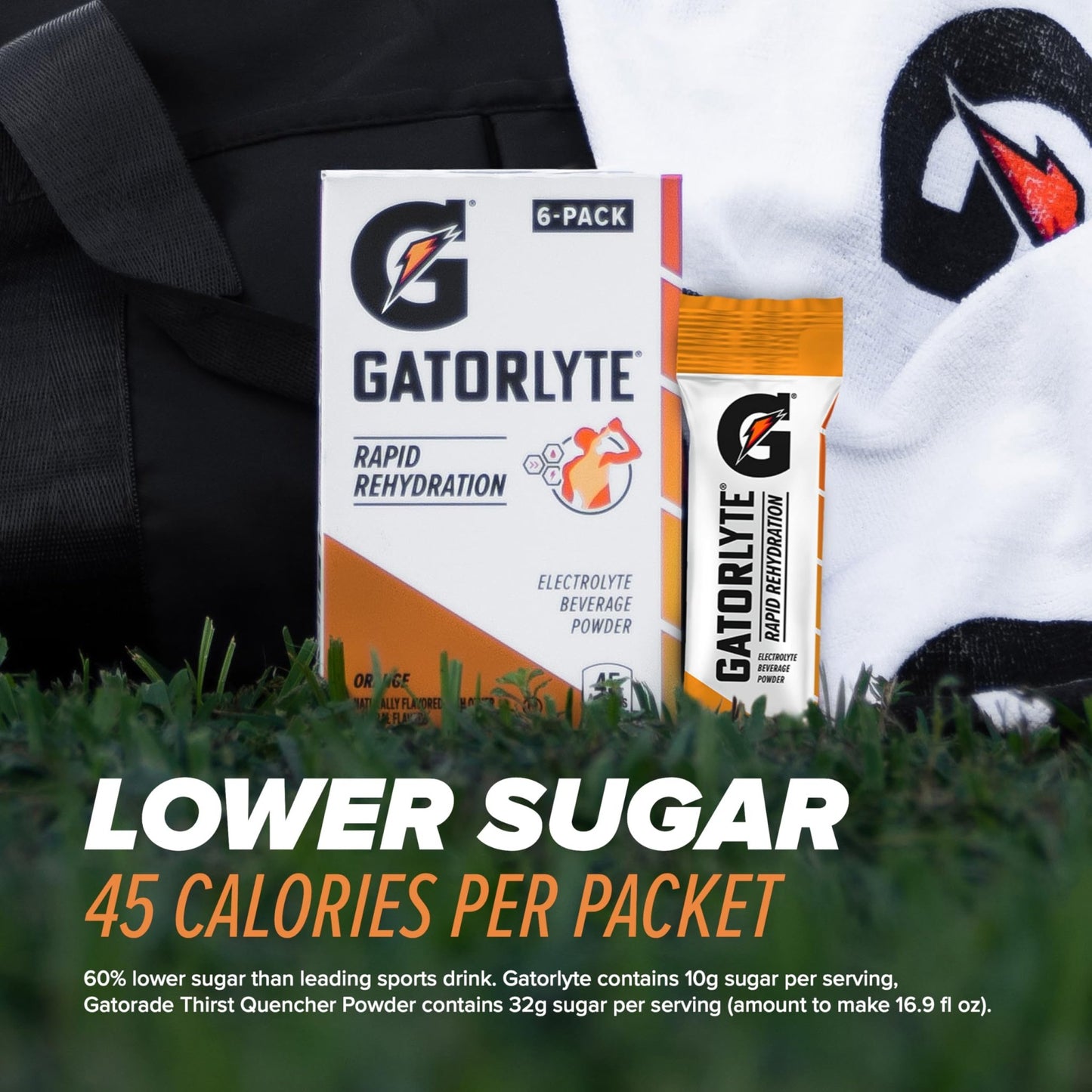 Gatorlyte Rapid Rehydration Electrolyte Beverage, Variety Pack, Lower Sugar, Specialized Blend of 5 Electrolytes, No Artificial Sweeteners or Flavors, 18 pack - dailyvitalstore