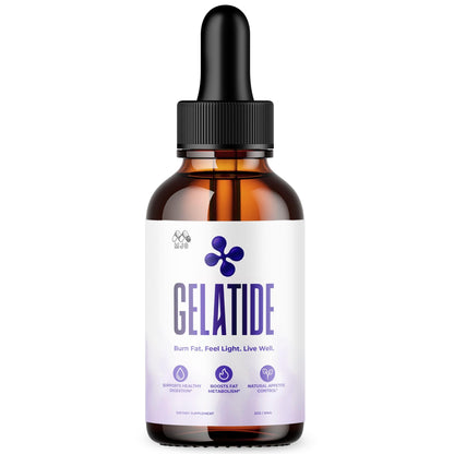 Gelatide Drops, Official Gelatide Health Support Formula with All Natural Ingredients, Advanced Active Lifestyle Support Supplement Maximum Strength Vitamin Formula for Women and Men (30 Servings) - dailyvitalstore