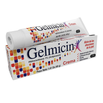 Gelmicin Cream 40g Skin Allergies, Skin Itch, Skin Rashes, Poison Ivy Relief- Contains 1.41 oz - dailyvitalstore