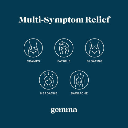 Gemma Cut The Cramp - Fast Menstrual Cramp & Period Pain Relief - Multi-Symptom Formula Treats Menstrual Cramps, Fatigue, Bloating, Headache in 15 Minutes - dailyvitalstore