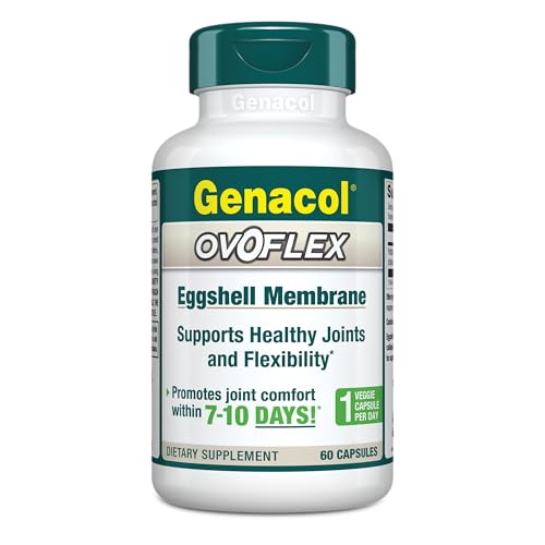 Genacol Ovoflex – Natural Eggshell Membrane Supplement, Support Healthy Joints & Flexibility, Vegetarian Solution for Joint Care, Results in 7 Days, Value Pack, 60 Capsules (60-Day Supply) - dailyvitalstore