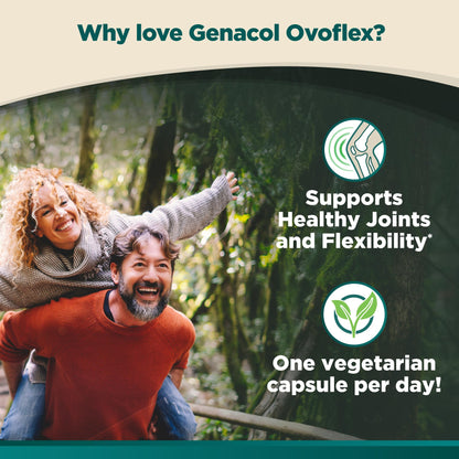 Genacol Ovoflex – Natural Eggshell Membrane Supplement, Support Healthy Joints & Flexibility, Vegetarian Solution for Joint Care, Results in 7 Days, Value Pack, 60 Capsules (60-Day Supply) - dailyvitalstore