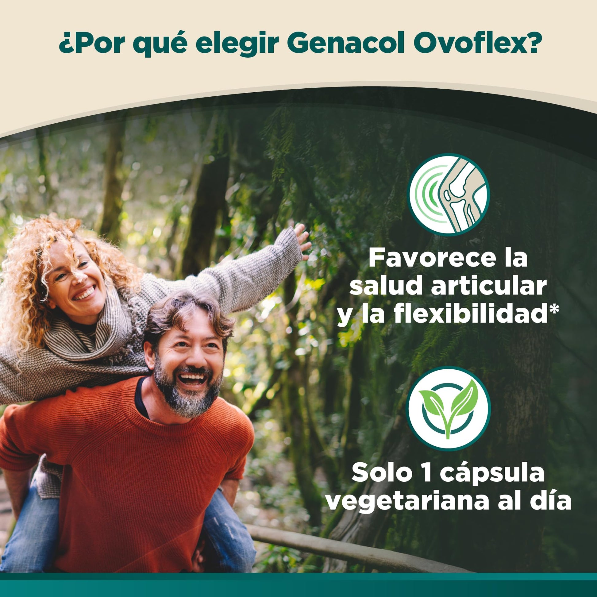 Genacol Ovoflex – Natural Eggshell Membrane Supplement, Support Healthy Joints & Flexibility, Vegetarian Solution for Joint Care, Results in 7 Days, Value Pack, 60 Capsules (60-Day Supply) - dailyvitalstore