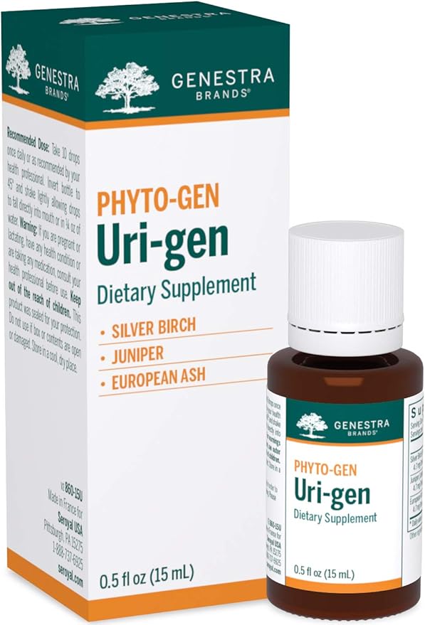 Genestra Brands Uri-gen | Silver Birch, Juniper, and European Ash Herbal Supplement | 0.5 fl. oz. - dailyvitalstore