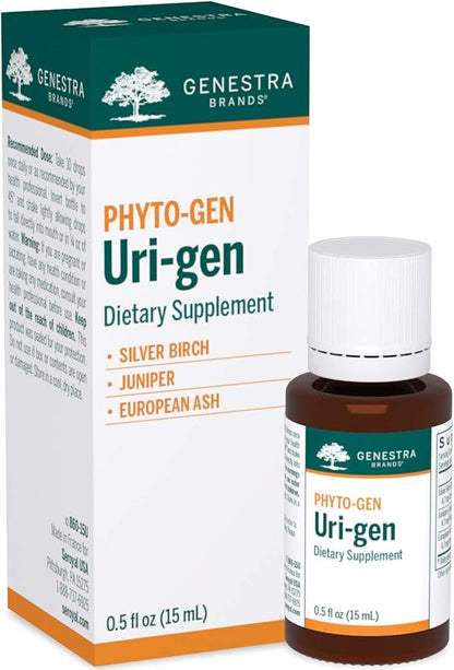 Genestra Brands Uri-gen | Silver Birch, Juniper, and European Ash Herbal Supplement | 0.5 fl. oz. - dailyvitalstore