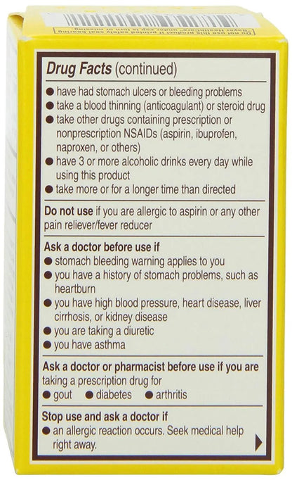 Genuine Bayer Aspirin 325mg Tablets, 24-Count (Pack of 2) - dailyvitalstore
