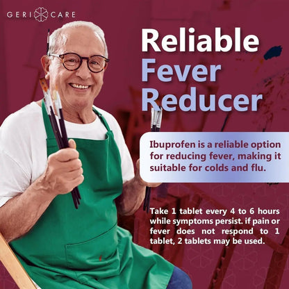 Geri Care IBUPROFEN Pain Relief Tablets (100 Count) - dailyvitalstore