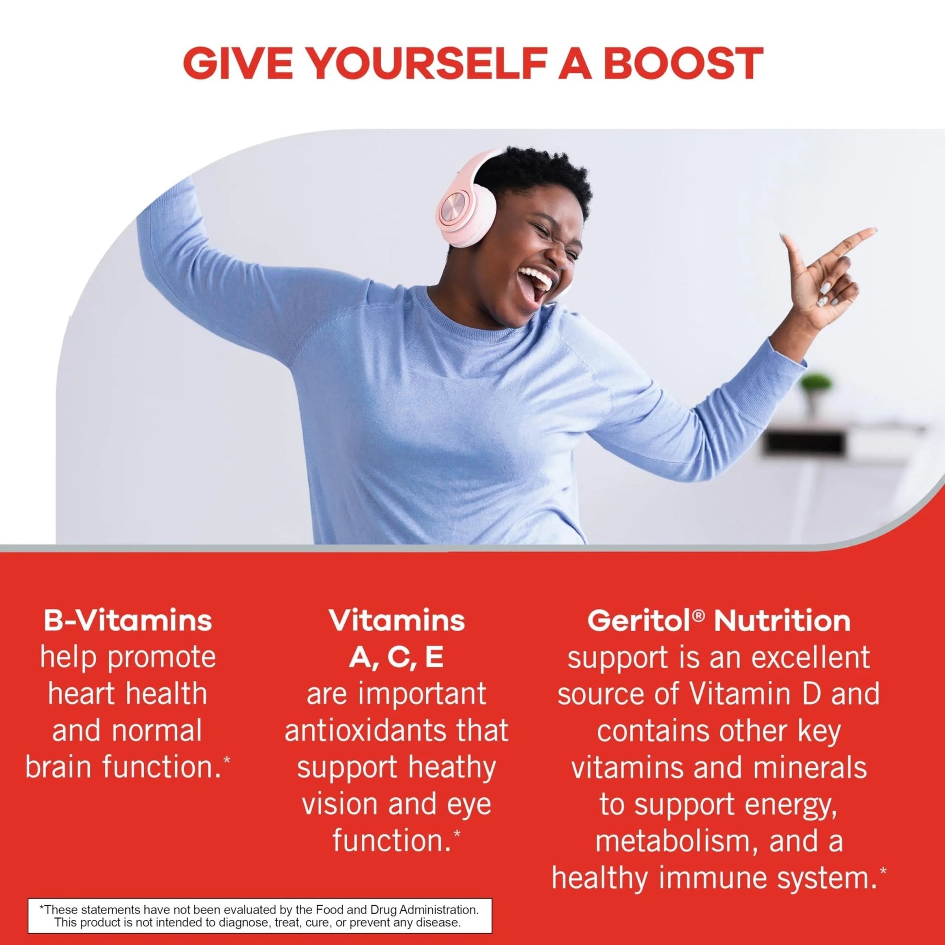 Geritol, Multivitamin Supplement, Contains Antioxidants, Vitamins B, C, E & D and Iron, 27, Minerals, Gluten-Free - dailyvitalstore