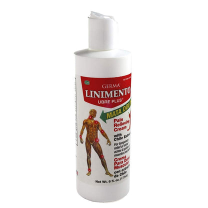 Germa Liniment Udder Plus. Natural Topical Analgesic Ointment. Relief for Pain and Aches in Joints and Back. With Chile Extract. 6 oz - dailyvitalstore