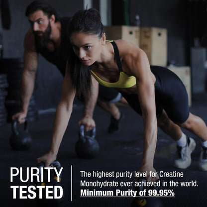 German Creatine - Micronized Creatine Monohydrate Powder, 99.99% Pure Creapure for Muscle Growth, Strength & Performance, Supports Muscle Recovery, 3rd Party Tested - dailyvitalstore