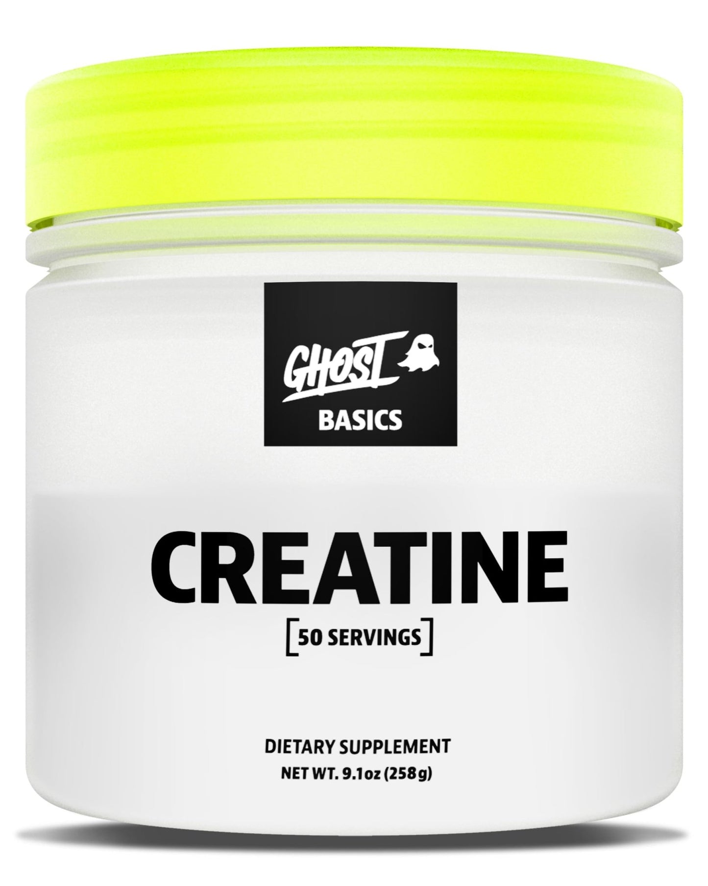 GHOST Basics Creatine Monohydrate Powder for Men & Women – 5G Creapure Creatine Workout Supplement for Muscle Gain – Vegan, Soy Free & Gluten Free - 50 Servings - dailyvitalstore