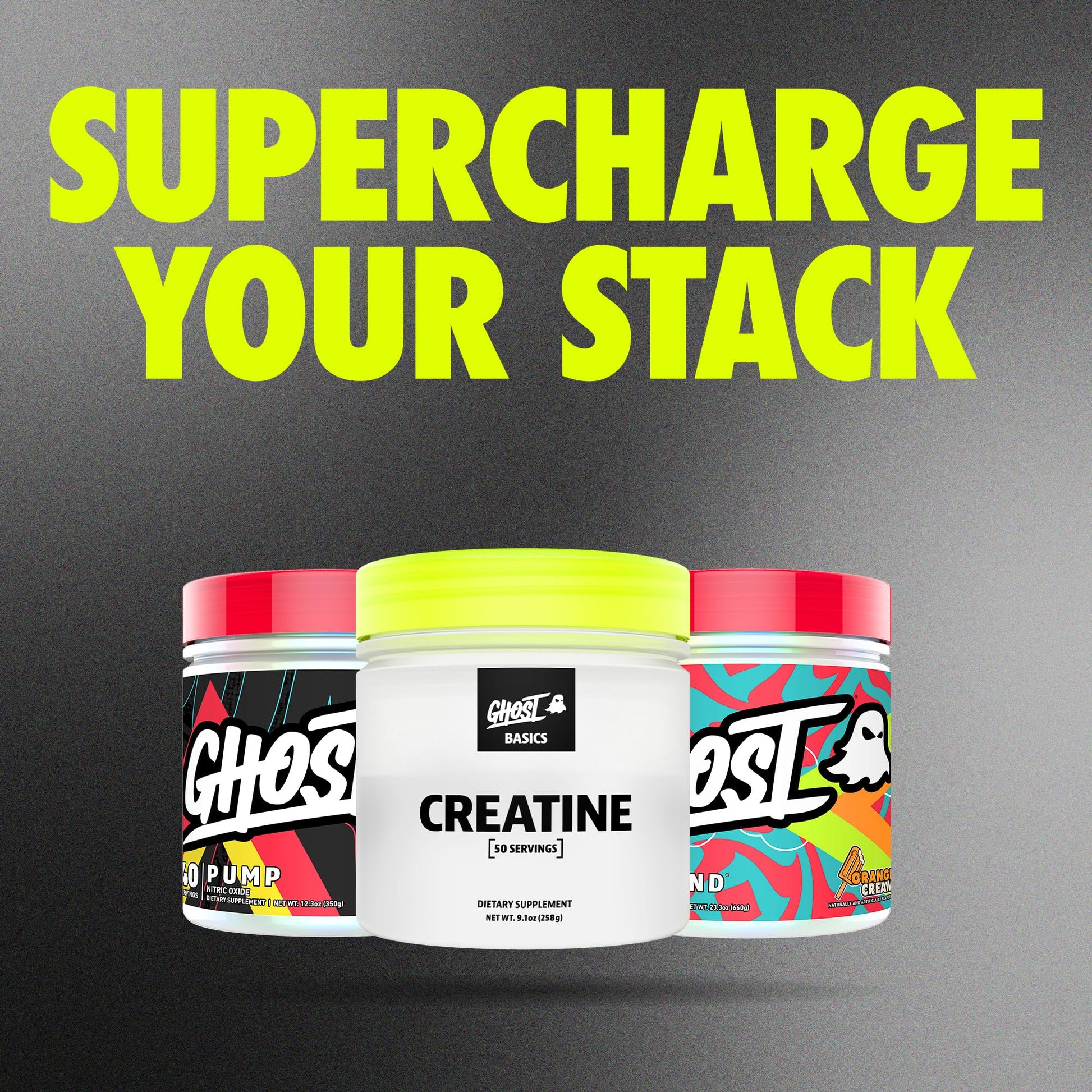 GHOST Basics Creatine Monohydrate Powder for Men & Women – 5G Creapure Creatine Workout Supplement for Muscle Gain – Vegan, Soy Free & Gluten Free - 50 Servings - dailyvitalstore