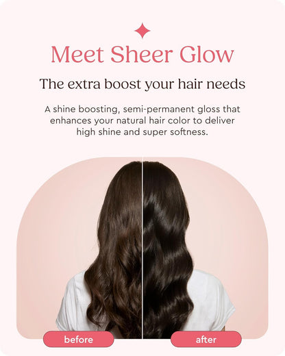 Glaze Supergloss Sheer Glow Clear Hair Gloss Mini – Smooths, Lightweight, Adds Mirror Shine & Improves the look of Damaged Hair – Travel Size 1.7 oz - dailyvitalstore