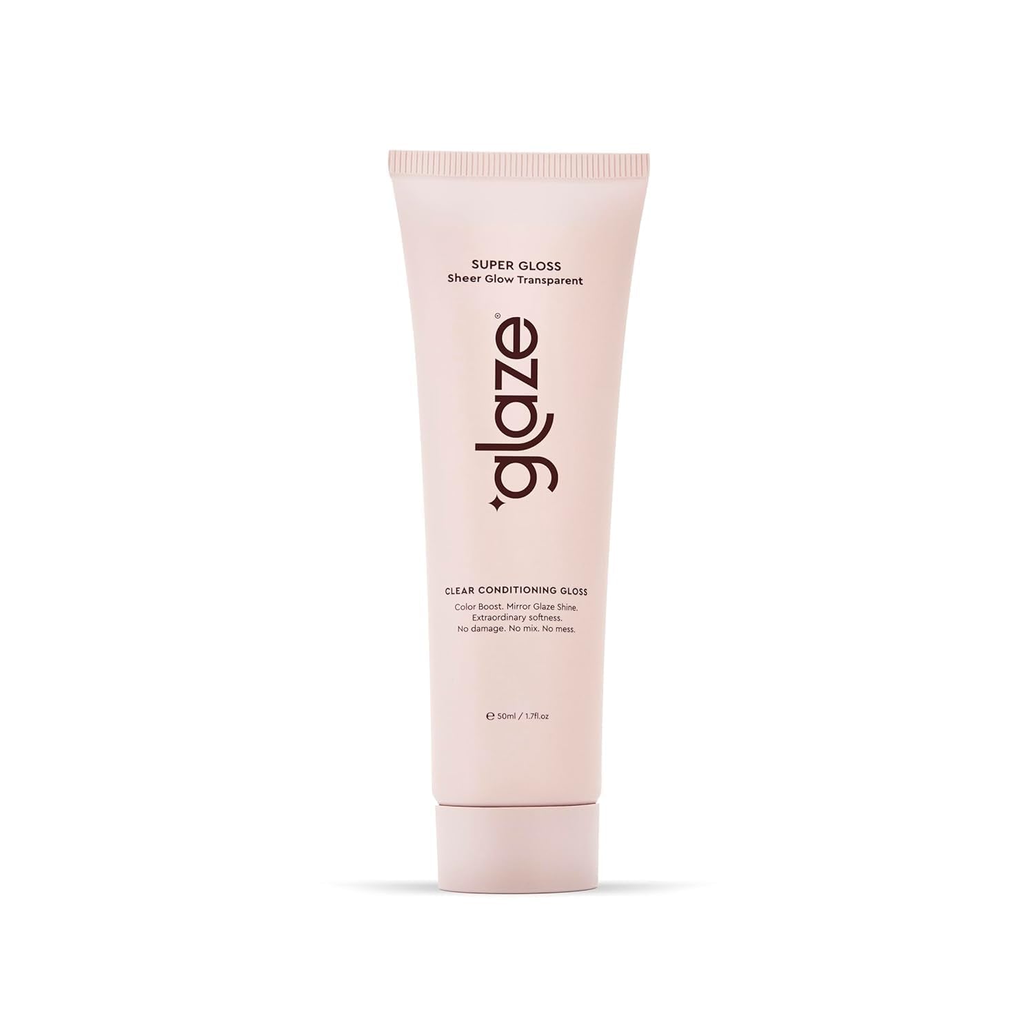 Glaze Supergloss Sheer Glow Clear Hair Gloss Mini – Smooths, Lightweight, Adds Mirror Shine & Improves the look of Damaged Hair – Travel Size 1.7 oz - dailyvitalstore