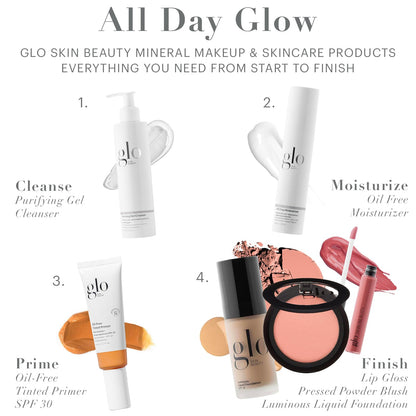Glo Skin Beauty Blush (Sheer Petal) - Pressed Powder Blush for Cheeks, High Pigment Mineral Face Makeup Creates a Natural, Healthy Glow - dailyvitalstore