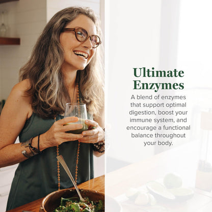 Global Healing - Ultimate Enzymes - Systemic & Digestive Enzymes Supplement for Healthy Digestion, Immune System Boost & Natural Gut Health, Digestive Enzyme for Women & Men, Lipase - dailyvitalstore