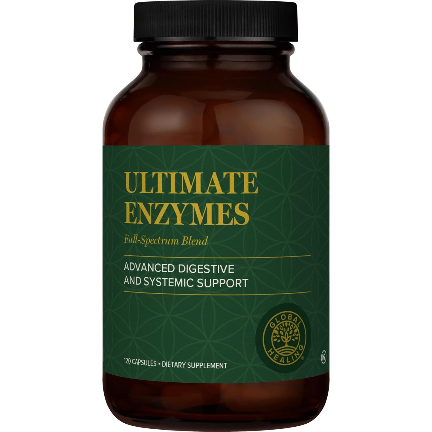 Global Healing - Ultimate Enzymes - Systemic & Digestive Enzymes Supplement for Healthy Digestion, Immune System Boost & Natural Gut Health, Digestive Enzyme for Women & Men, Lipase - dailyvitalstore