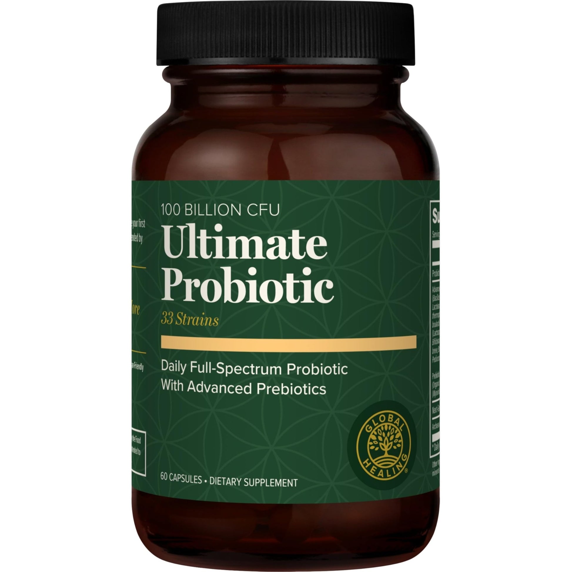 Global Healing Ultimate Probiotic Blend Supplement with Prebiotics and Probiotics for Digestive Health, Digestive Tract, & Immune System, Gut Health for Men & Women, - dailyvitalstore