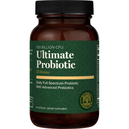 Global Healing Ultimate Probiotic Blend Supplement with Prebiotics and Probiotics for Digestive Health, Digestive Tract, & Immune System, Gut Health for Men & Women, - dailyvitalstore