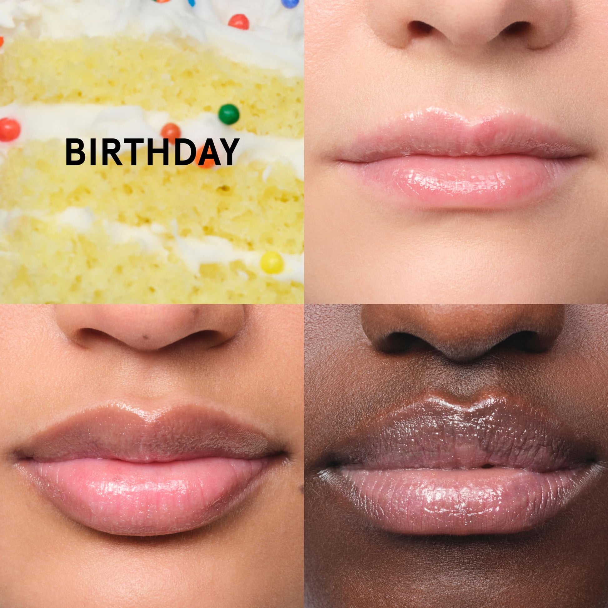 Glossier Balm Dotcom Hydrating Lip Balm - Universal Salve, Up to 12Hr Moisture - Lanolin, Beeswax & Castor Oil for Dry Lips, Cuticles & Skin - Birthday, Clear Soft Shimmer, 15ml - dailyvitalstore