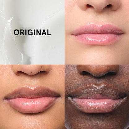 Glossier Balm Dotcom Hydrating Lip Balm - Universal Salve, Up to 12Hr Moisture - Lanolin, Beeswax & Castor Oil for Dry Lips, Cuticles & Skin - Original, Clear Fragrance-Free, 15ml - dailyvitalstore