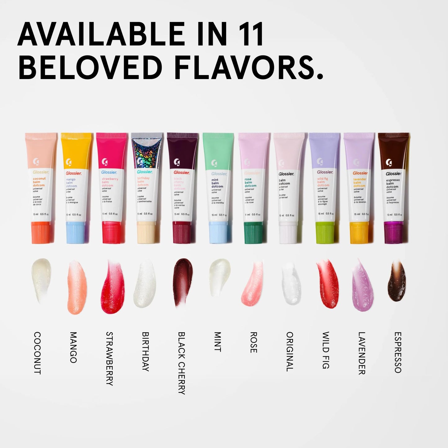 Glossier Balm Dotcom Hydrating Tinted Lip Balm - Universal Salve, Up to 12Hr Moisture for Dry Lips, Cuticles & Skin - Lanolin, Beeswax & Castor Oil - Mango, Tropical Peach Tint, 15ml - dailyvitalstore