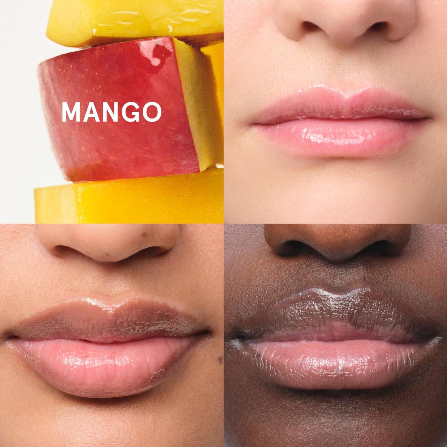 Glossier Balm Dotcom Hydrating Tinted Lip Balm - Universal Salve, Up to 12Hr Moisture for Dry Lips, Cuticles & Skin - Lanolin, Beeswax & Castor Oil - Mango, Tropical Peach Tint, 15ml - dailyvitalstore