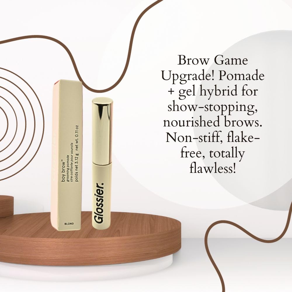 Glossier Boy Brow Volumizing Eyebrow Gel-Pomade - Blond - Light-Medium Blond - dailyvitalstore