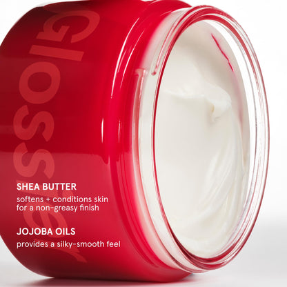 Glossier Crème de You Dry-Touch Body Butter - Signature You Fragrance Scented Body Cream for Dry Skin & 24 Hour Hydration - Shea Butter & Jojoba Oil - Warm & Spicy - Dermatologist-Tested, Vegan, 215ml - dailyvitalstore