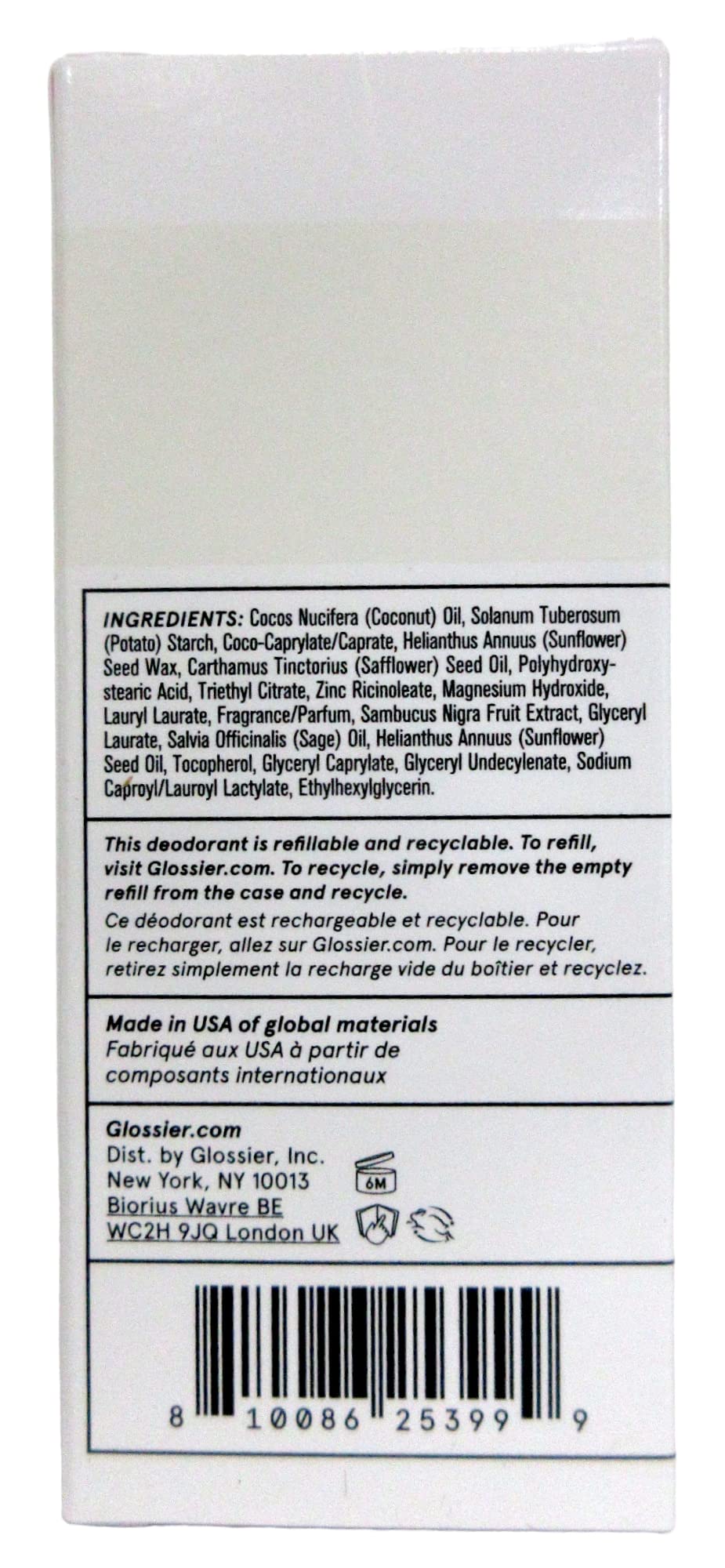 Glossier - Deodorant Refill Stick - Orange Blossom Neroli - 65 g / 2.2 oz - dailyvitalstore