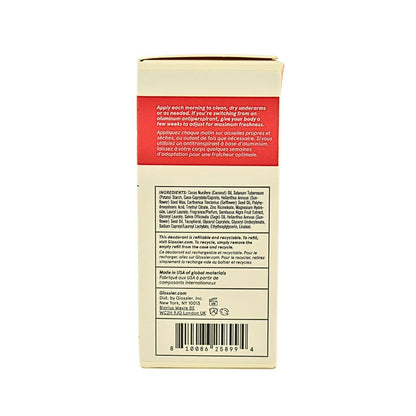 Glossier Deodorant Refillable Holiday Gift Set: Aluminum-Free Stick 2.2 oz + YOU Refill – Coconut Oil Base, Warm & Spicy - dailyvitalstore