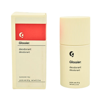 Glossier Deodorant Refillable Holiday Gift Set: Aluminum-Free Stick 2.2 oz + YOU Refill – Coconut Oil Base, Warm & Spicy - dailyvitalstore