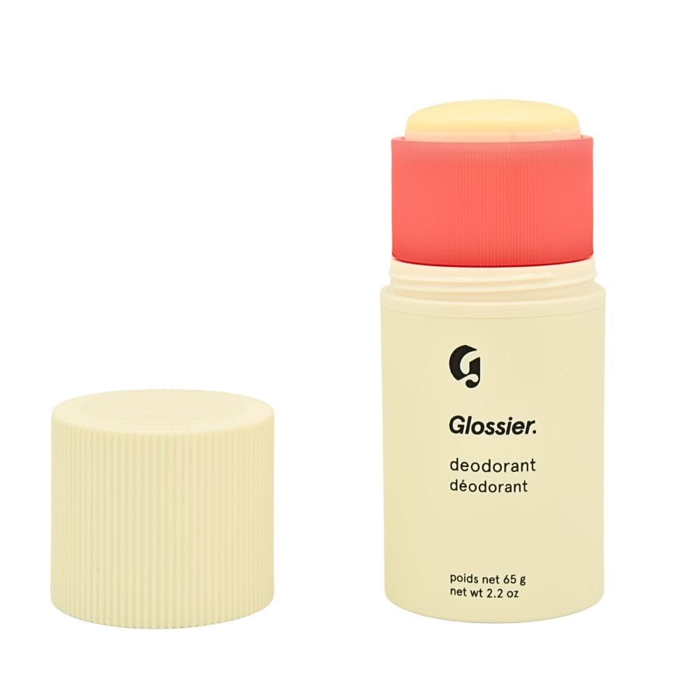Glossier Deodorant Refillable Holiday Gift Set: Aluminum-Free Stick 2.2 oz + YOU Refill – Coconut Oil Base, Warm & Spicy - dailyvitalstore