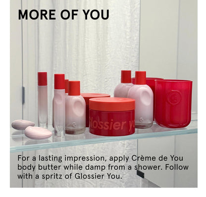 Glossier You Eau de Parfum - Unisex Fragrance for Men & Women, Skin-Scent Enhancer Smells Different on Everyone - Musky, Warm & Spicy Perfume with Pink Pepper, Iris & Ambrox Base Notes, 50ml - dailyvitalstore