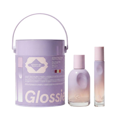 Glossier You Fleur Duo Perfume Gift Set: Fresh Floral Eau de Parfum with Ylang-Ylang, Apricot Skin & Ambrox Notes - dailyvitalstore