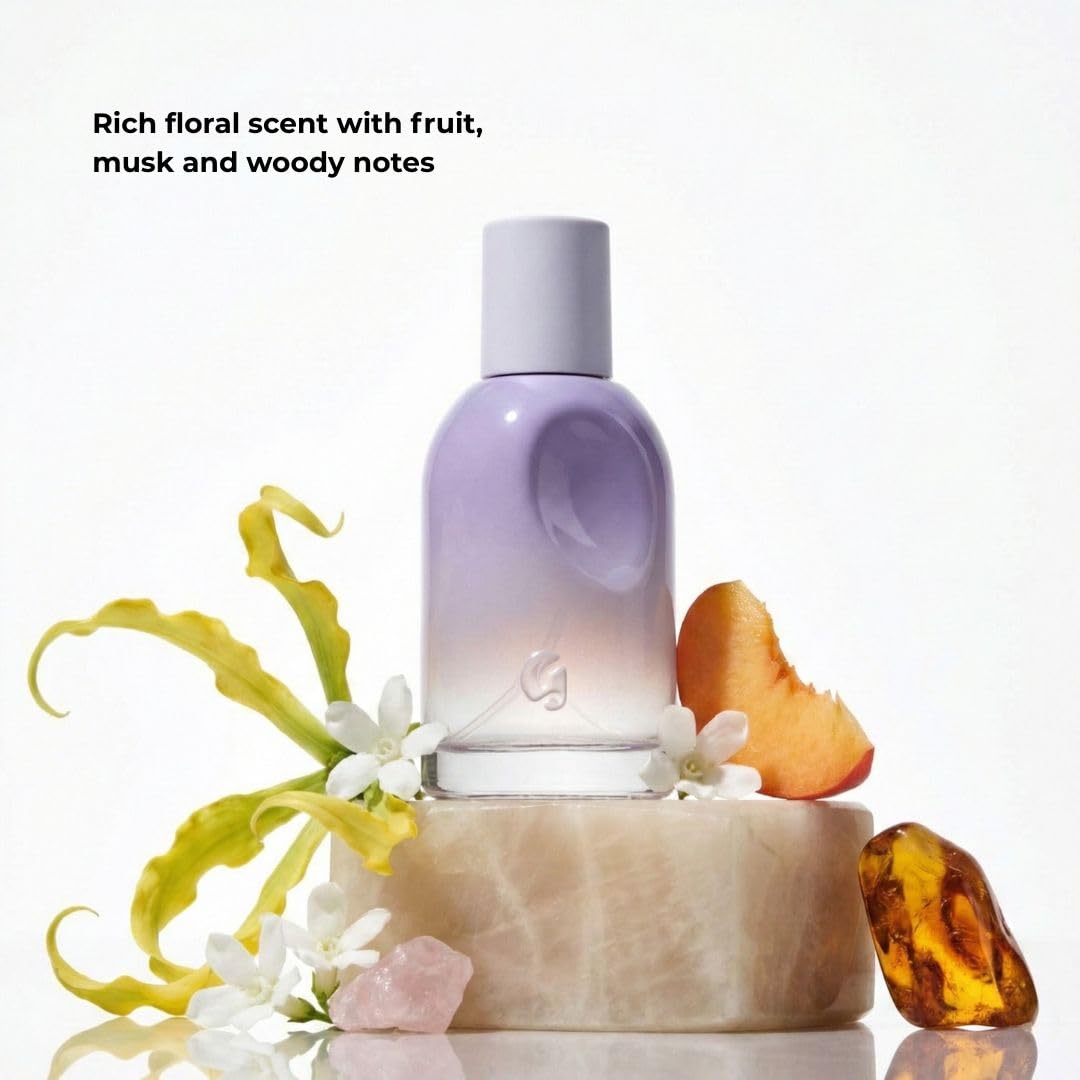 Glossier You Fleur Duo Perfume Gift Set: Fresh Floral Eau de Parfum with Ylang-Ylang, Apricot Skin & Ambrox Notes - dailyvitalstore