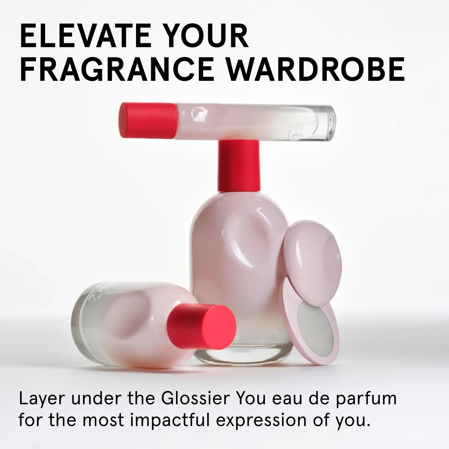 Glossier You Solid Perfume - Unisex Fragrance for Women & Men in Refillable Compact, Alcohol-Free Balm Melts Into Skin - Buildable Warm & Spicy Scent Pink Pepper, Iris, Ambrox - Travel-Friendly, 3g - dailyvitalstore