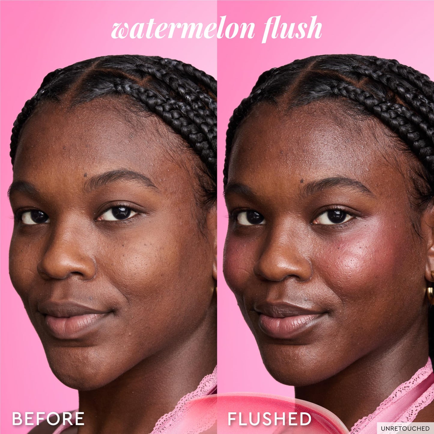 Glow Recipe Niacinamide Dewy Flush Tinted Liquid Blush Serum - Glowy Blush for Cheeks to Smooth, Hydrate & Brighten - Liquid Korean Makeup with Buildable Soft Pink Tint - Watermelon Flush (0.4 oz) - dailyvitalstore